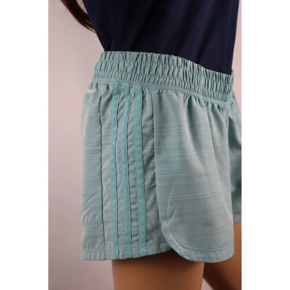 Adidas Women's Aeroready Light Blue‎ Athletic Shorts Size Medium